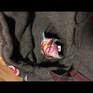 Johnny Was grey hoodie